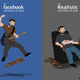 Image for article titled Facebook You Versus Actual You